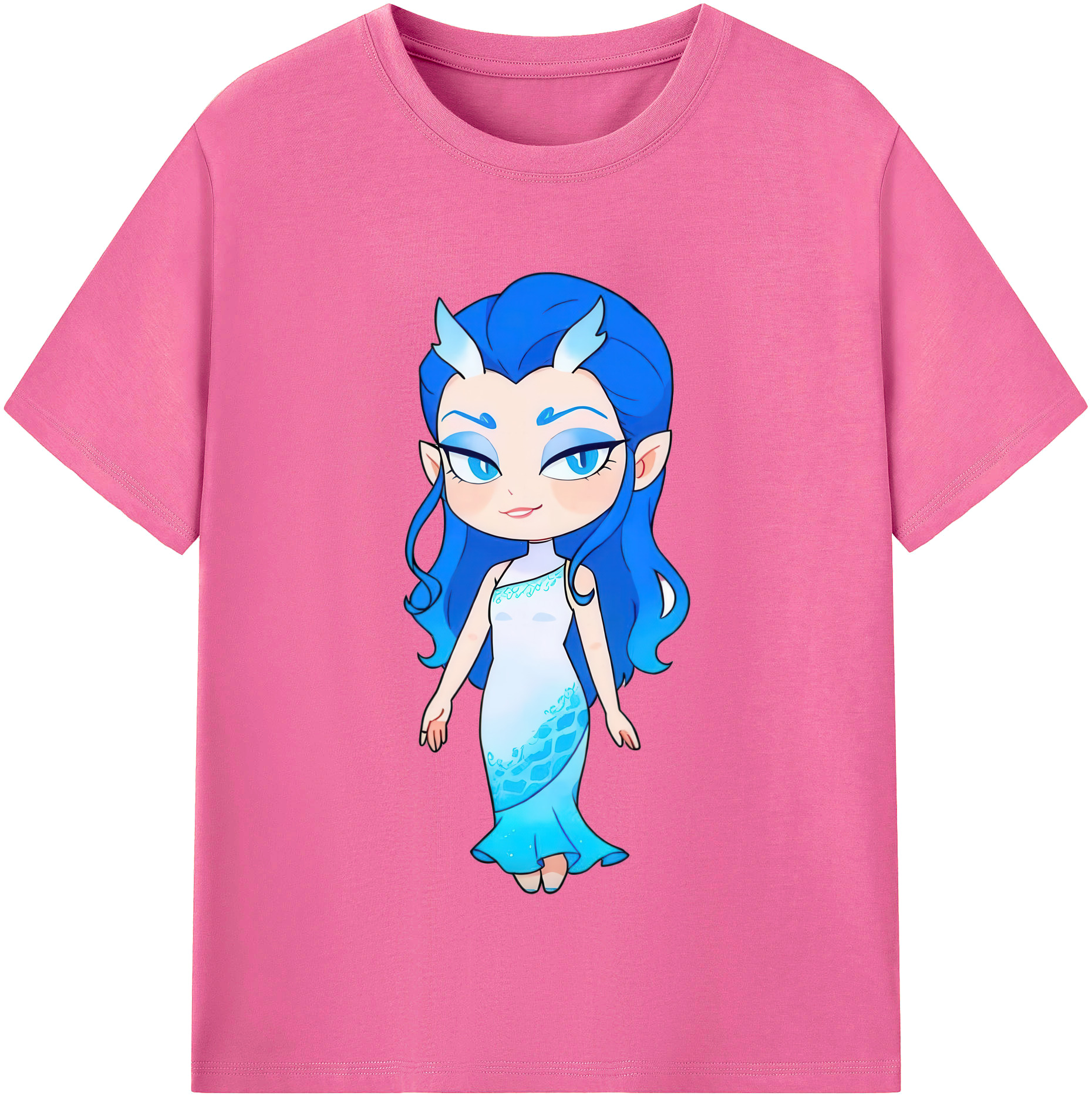 （画像用） Ne Zha 2 ナタ 魔童の大暴れ レディースカジュアルプリントTシャツ（綿100％）